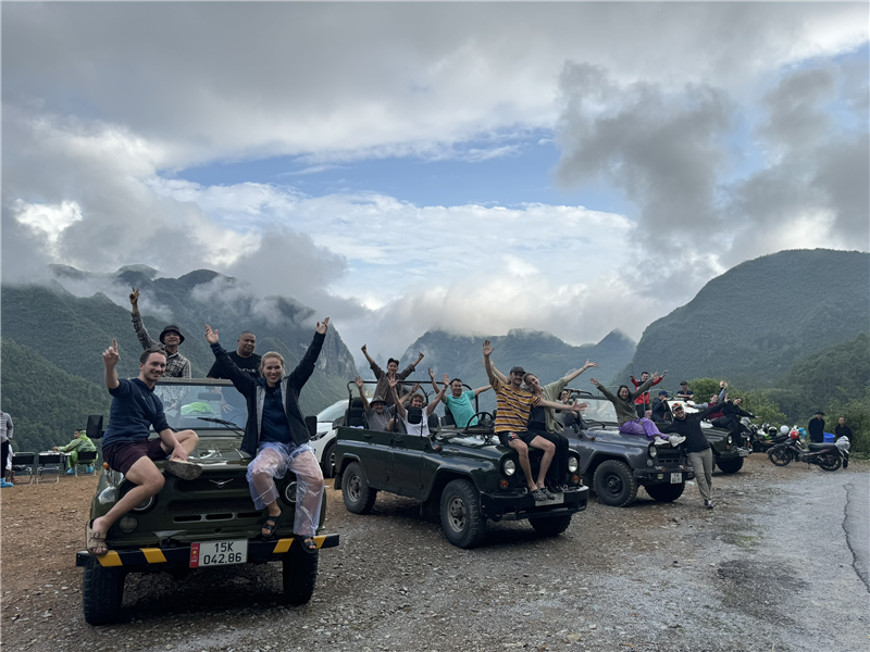 Jeep Tour Ha Giang Loop - Cao Bang - Ban Gioc Waterfall - Ba Be Lake 6 Days $ 840/ Person 