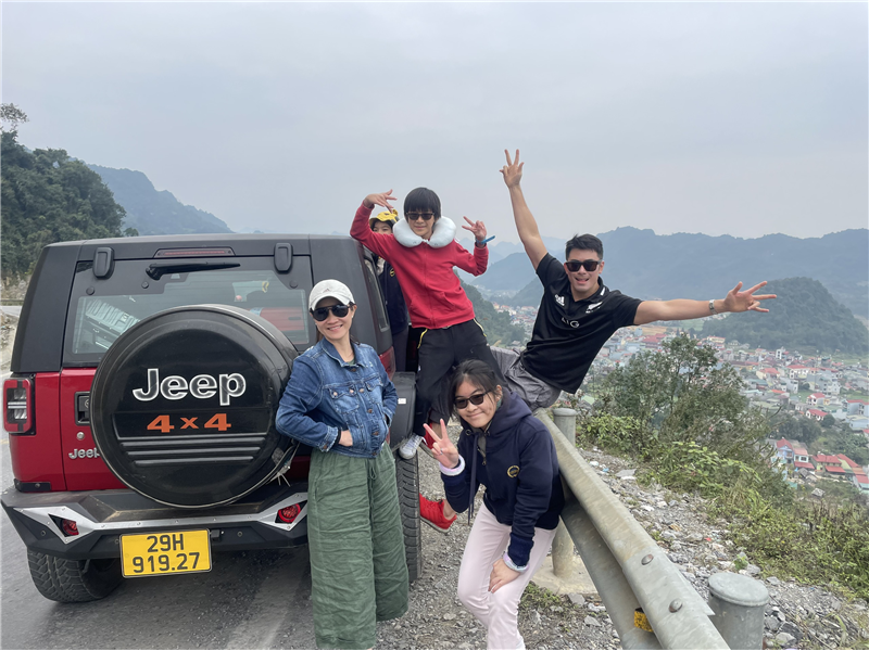 Ha Giang Jeep New Model Open Air Loop 4 Days 3 Nights $ 480/ Person 