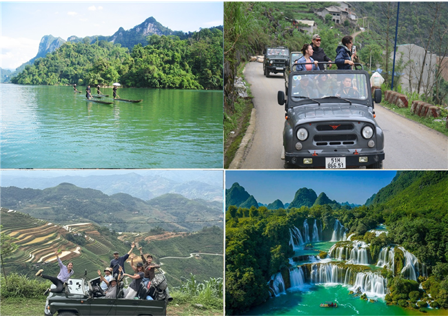 Jeep Tour Ha Giang Loop - Cao Bang - Ban Gioc Waterfall - Ba Be Lake 6 Days $ 840/ Person 