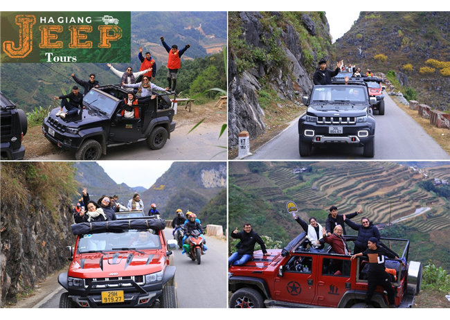 Ha Giang Jeep Tour 2 Days 1 Night  $ 298/ Person New Model Open Air Loop 